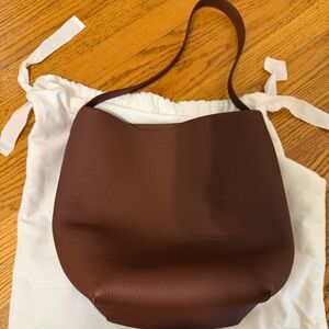 The Row Park Medium Leather Tote